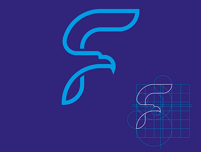 Falcon Presentation design icon logo