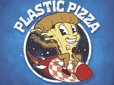 Pizza Rocket Shirt Design