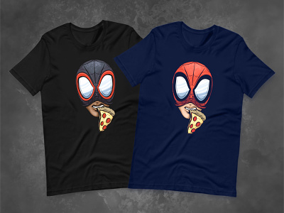 Spiderverse Shirts apparel design branding branding illustration cartoon style design fan art graphic tee design illustration logo spider man