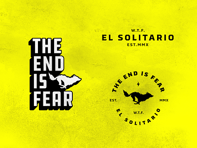 El Solitario bolt logo motorbike motorcycle typogaphy wolf