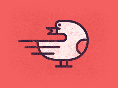 D-E bird explorer icon logo