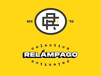 Relámpago II agency branding logo monogram rc typography