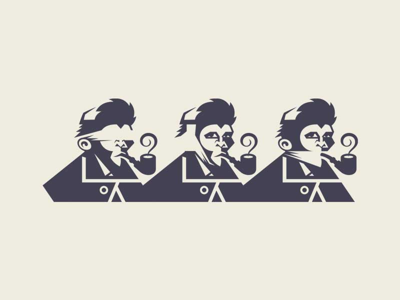 Three Wise Monkeys By Sukim Hakim On Dribbble