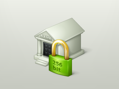 Bank Icon bank icon padlock