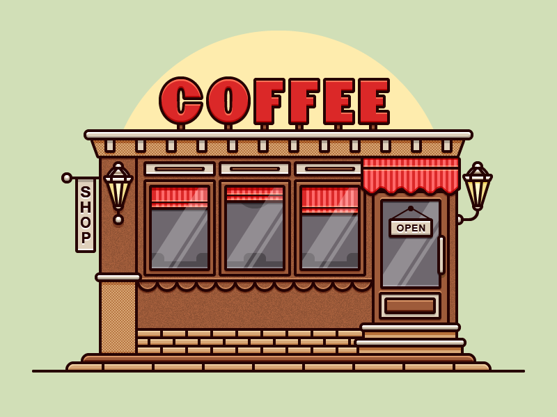 Coffee Shop By Tanya Buhinskaya On Dribbble