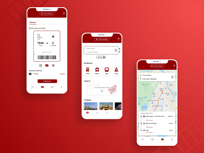 m-Indicator App Redesign app design explore maps ticket travel ux