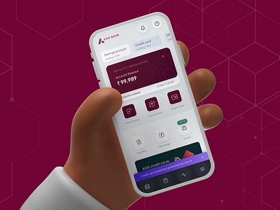 Axis Bank App redesign concept app design design problem solving ui ux