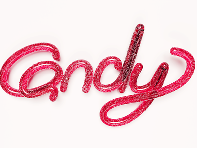 3D Typography 3d art 3d illustration calligraphy candy design typography webshocker