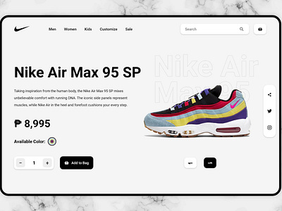 Nike Ecommerce Landing Page