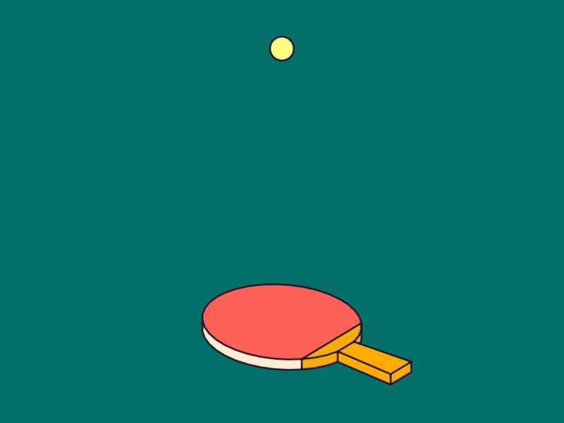 Ping Pong 3d animation