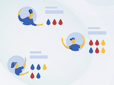 Illustration of Blood donor profile