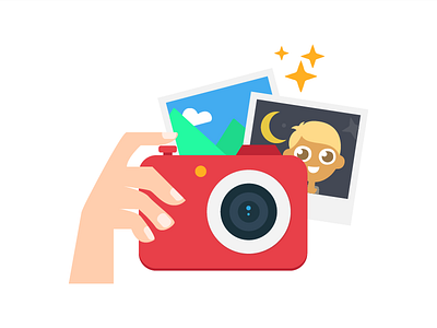 Professional Icon - Photographer flat icon illustration photo photographer photography