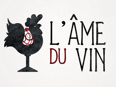 L'Âme du Vin coq france logo rooster vin wine