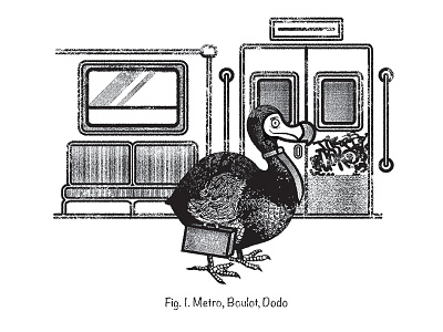 Metro, Boulot, Dodo boulot dodo figure illustration illustrator job metro subway work