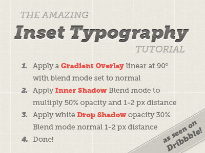 Inset Typography Tutorial