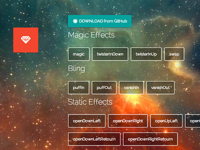 Magic Animations CSS3 animations css3 flat magic