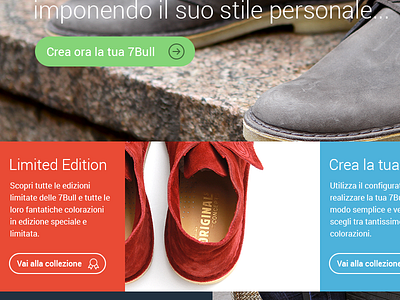 Flat Web Shoes Store design flat shoes store web