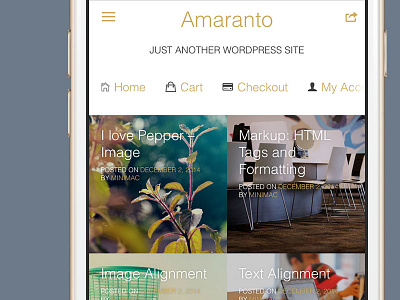 Amaranto Mobile Perfection Wp Theme for Woocommerce blog flat forniture shop woocommerce wordpress