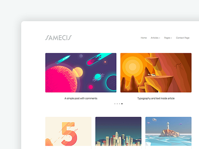 Samecis WP Theme