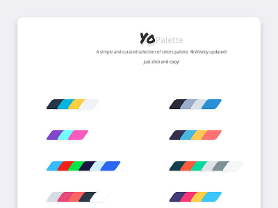 Yopalette Web Palette Inspiration