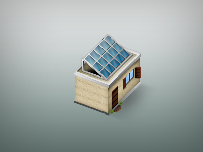 Isometric House Icon 3d icon isometric pixel