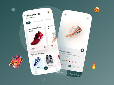 Shoe App Design Concept