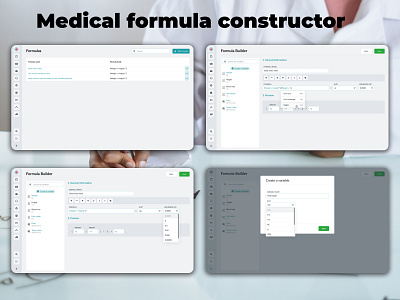 Medical formula constructor builder complex constructor design medical ui ux