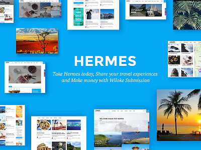 Hermes - WordPress Theme For Travel Bug best wordpress travel personal solo travel theme for travel travel travel bug traveller travelling wordpress wordpress travel