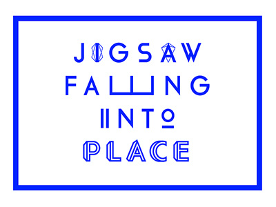 Jigsaw color editorial typography