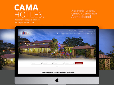 Cama Hotles - Software Technology Works Inc designing layout ui ux web design