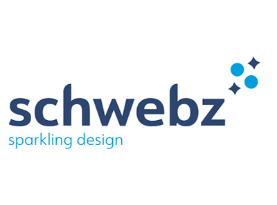 Logo Schwebz - Sparkling Design agency branding design logo typography vector