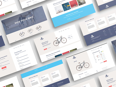 UX design for online bike shop agency branding ux ui ux design webdesign website