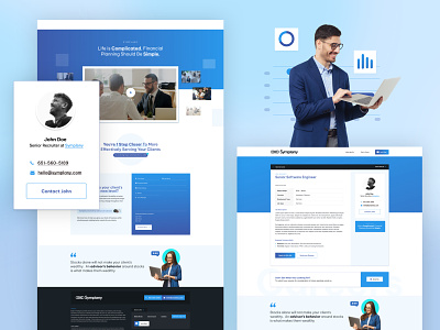 Symplany Career Page career page design job hunting job layout symplany ui