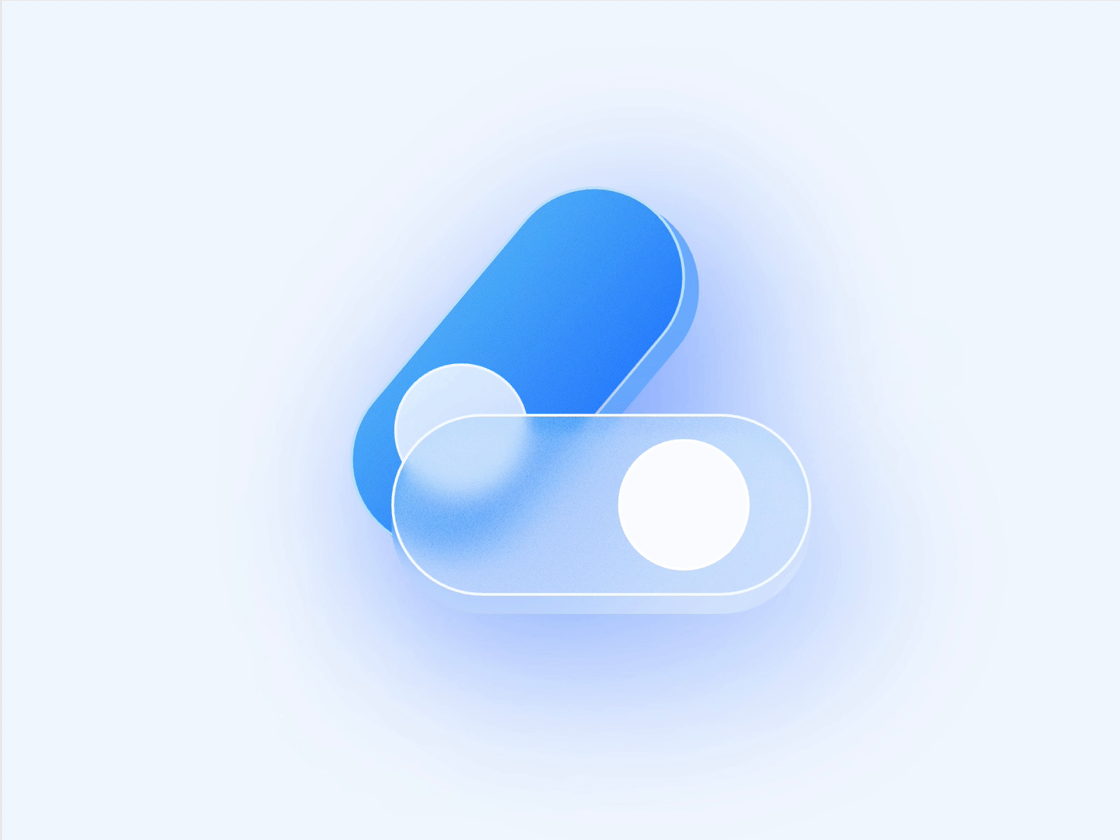 轻质感毛玻璃按钮动效 app branding design icon illustration logo typography ui ux vector