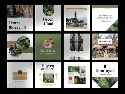 Travel Canva Instagram Templates branding canva template design editorial design instagram template layout design promotional design typography