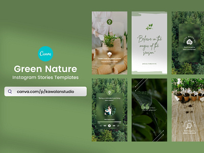 Canva - Green Nature Instagram Stories Template