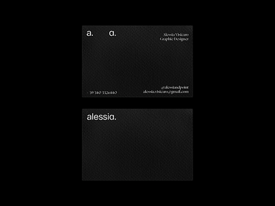 Business Card alessia.