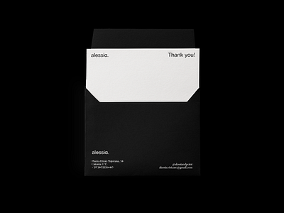 Envelope Design for Personal Branding alessia.