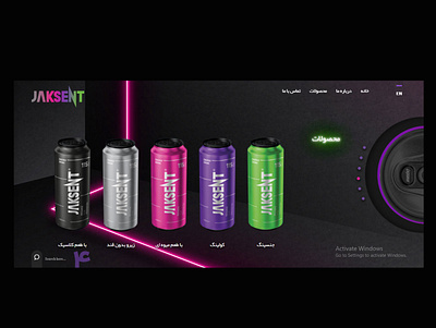 Energy Drink Website branding drink energy drink graphic design responsive ui ux web design