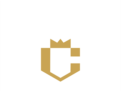 C for Crown branding c crown lettermark logo simple