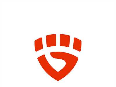 Hand logo againts branding g hand lettermark logo modern simple sports