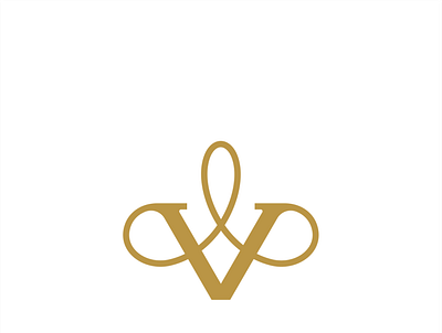 Luxury Letter V branding lettermark logo luxury modern royal simple