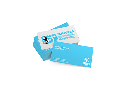 3 Points Basketball Academy: Business Card Design