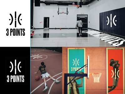 3 Points Basketball Strategy: Brand Identity brand design brand identity branding branding design creativity logo