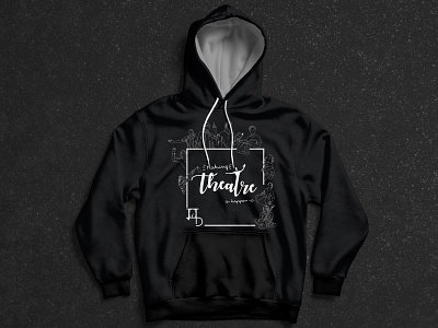 Hoodie Design for a Theater Group creativity design digitalart digitalartist digitalartwork illustration theater theater branding theater posters theater publicity