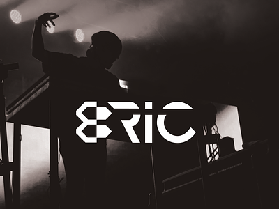 LOGO for DJ ERIC(written as 8RIC) branding design dj edm illustration logo music art musician