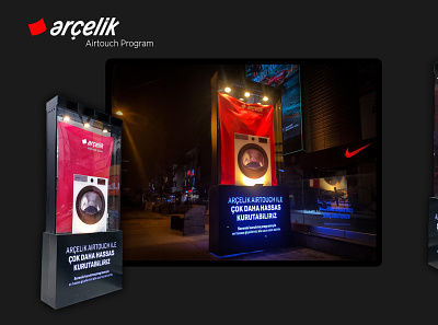 Arçelik Airtouch 3ddesign advertising artwork arçelik brand brand design design future homeappliances