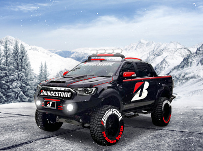 BRİDGESTONE // Rescue Team 3ddesign advertising brand design bridgestone car design rescue ski