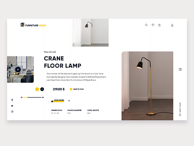 Furniture Online Store UI Design Concept ecommerce design furniture store ui uidesign uiux