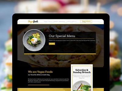 Restaurant Website Re-Design